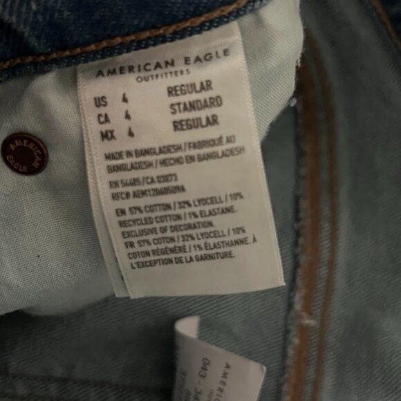 NWT American Eagle 90s Low Rise Skinny Kick Stretch Boot Cut Jeans 4, 27W NEW - Picture 13 of 14